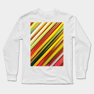 Colorful Lines Long Sleeve T-Shirt